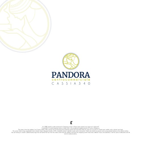 Roman design with the title 'Pandora's Box'