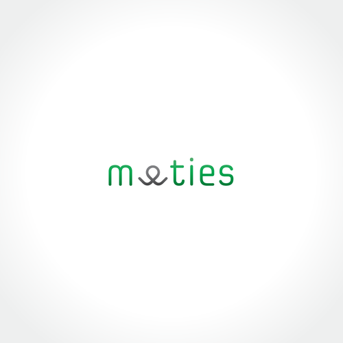 Relationship logo with the title 'Logo for meeties'