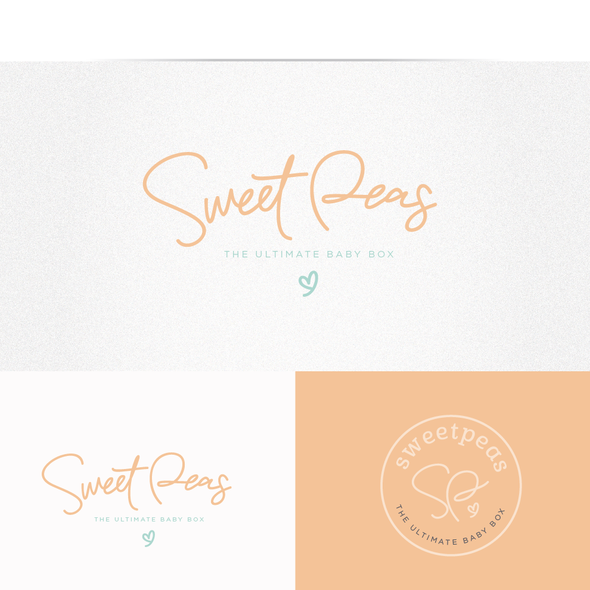 Calligraphy design with the title 'baby brand'