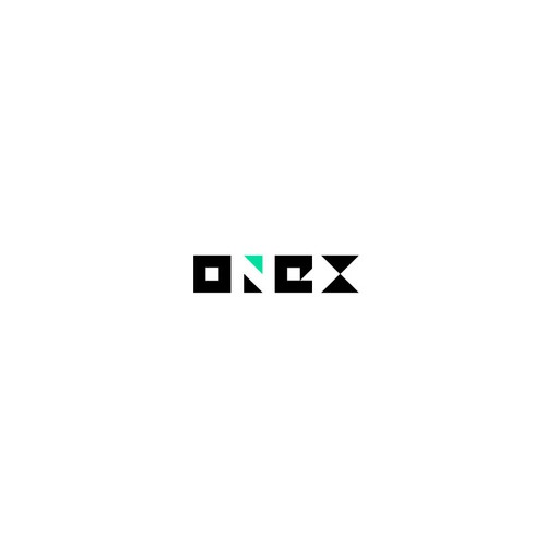 Design with the title 'Logo concept for ONE X'