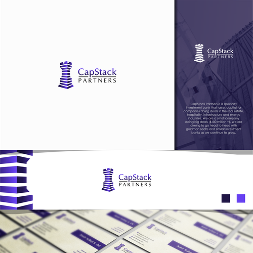 Stack design with the title 'CapStack Logo'