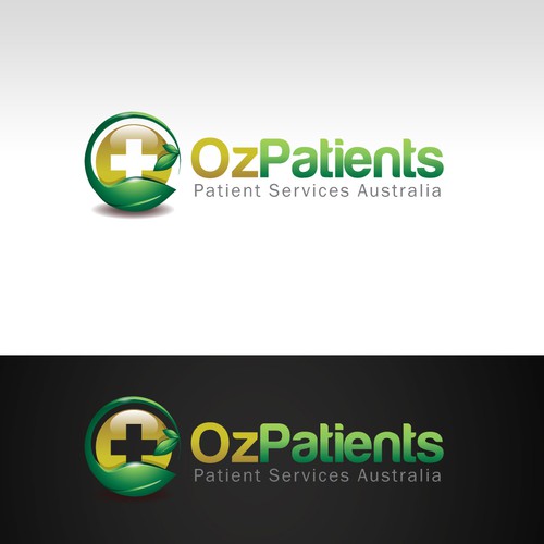 Health logo with the title 'OzPatients Logo'