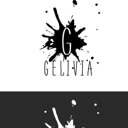 Artsy design with the title 'Paint Splatter Logo'
