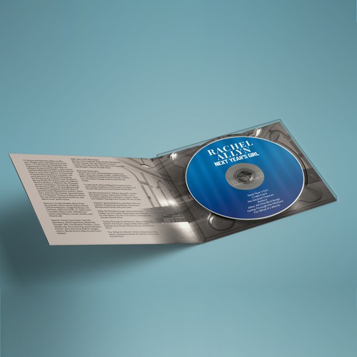 CD design with the title 'cd label package design'