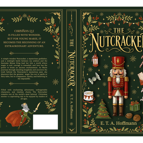 Christmas book cover with the title 'Contest Entry Winner'