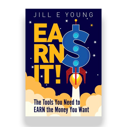 Orange book cover with the title 'EARN IT!'