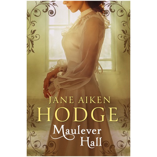 Historical romance book cover with the title 'Maulever Hall-Historical Romance Cover'