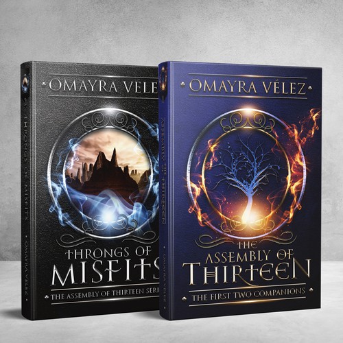 Series design with the title 'Throngs of Mists'