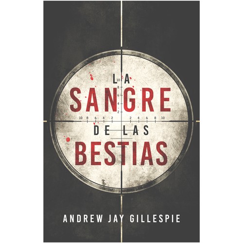 Action book cover with the title 'La sangre de las bestias'