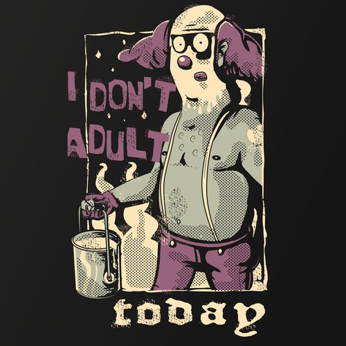 Hipster t-shirt with the title 'T-shirt contest entry'