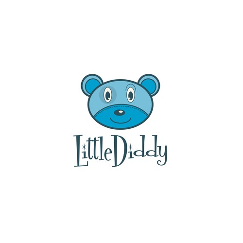Little logo with the title 'Cute Little Bear Character'
