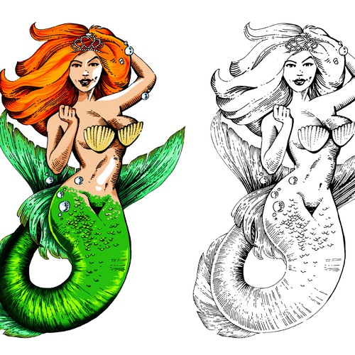 Siren design with the title 'Folk you siren'