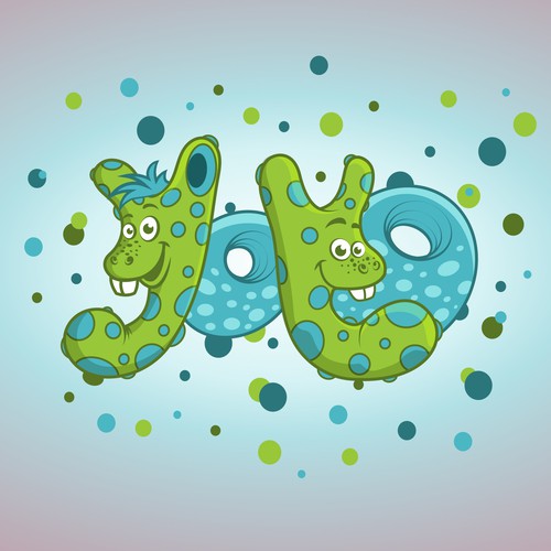 Childcare logo with the title 'Logo design concept childcare'