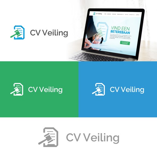 CV design with the title 'CV VEILING'