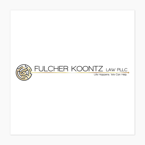 Maze logo with the title 'Magnetic Logo For A Law Firm'