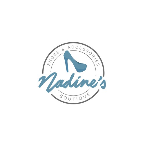 New York logo with the title 'Nadine's Shoes & Accessories Boutique'