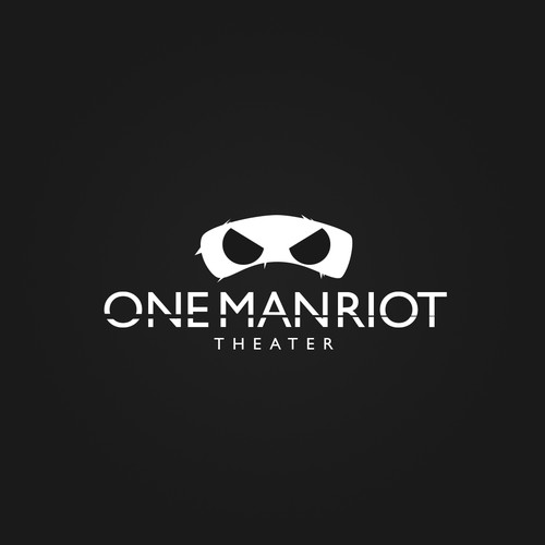 Loud logo with the title 'logo concept for one man riot'