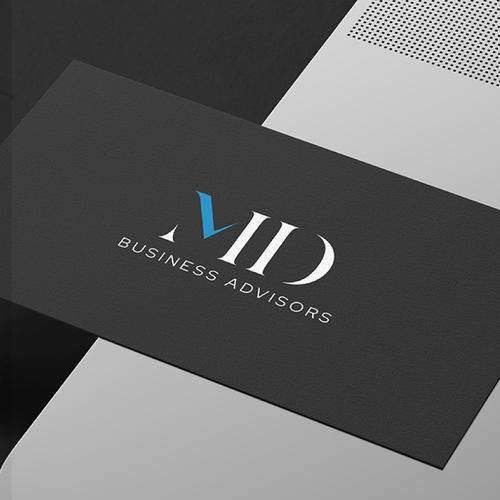 Advisor design with the title 'Brand Identity MJD Business Advisors'