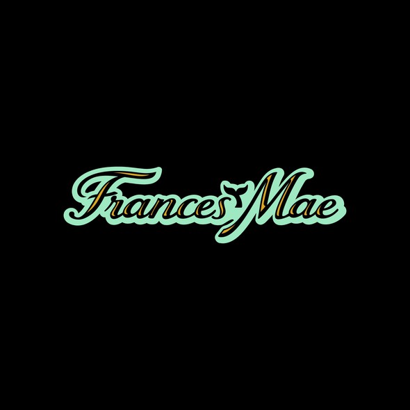 Lettering logo with the title 'Frances Mae'