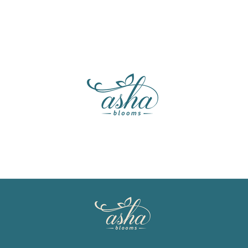 Fertility logo with the title 'Asha Blooms'