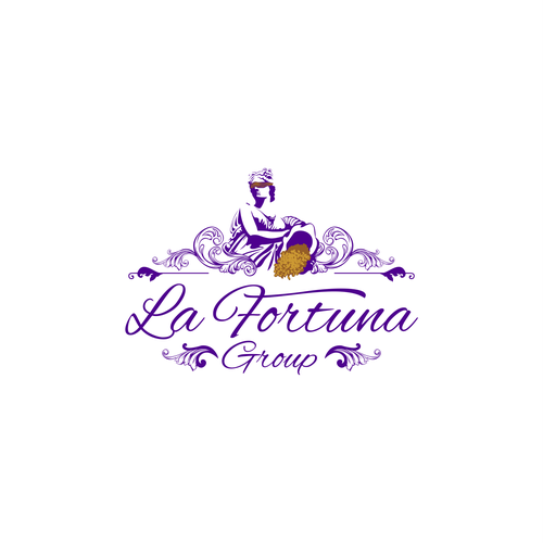 Woman brand with the title 'Logo for La fortuna'