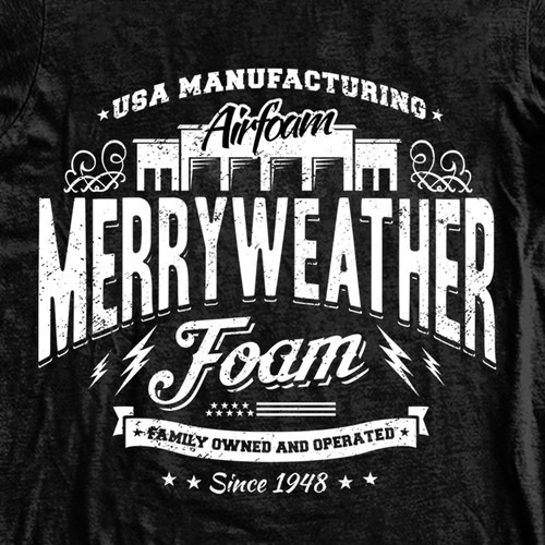 Manufacturing design with the title '73 year old USA Manufacturing Company'