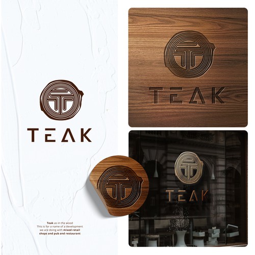 Sticker logo with the title 'Logo concept for development'