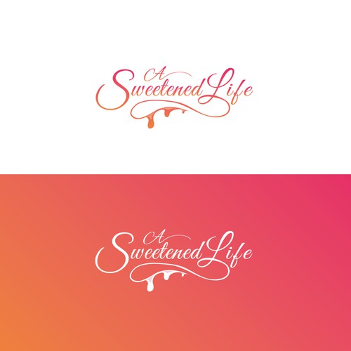 Dessert logo with the title 'a Sweetened Life'