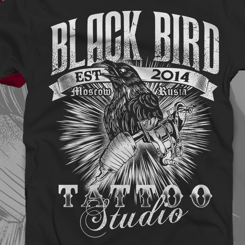 SALE - Bird design screen printed T-Shirts