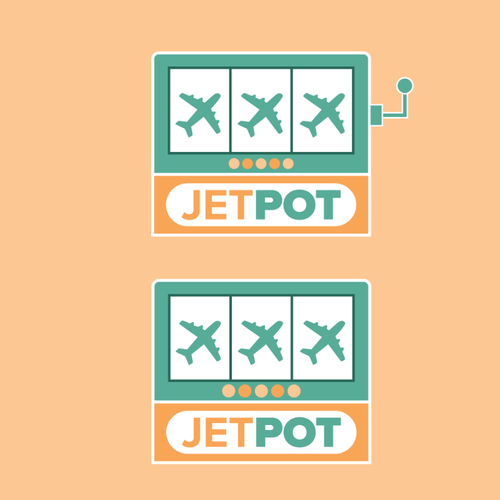 Lottery design with the title 'Contest Entry - JETPOT'