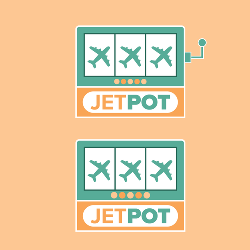 印有“比赛入场券- JETPOT”的彩票标志