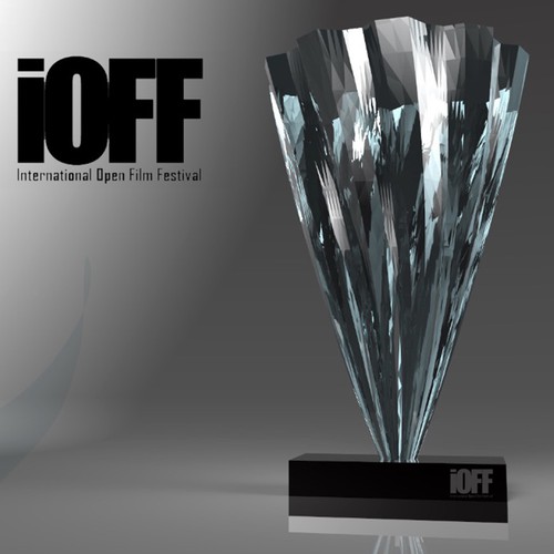 Trophy design with the title 'IOFF award'