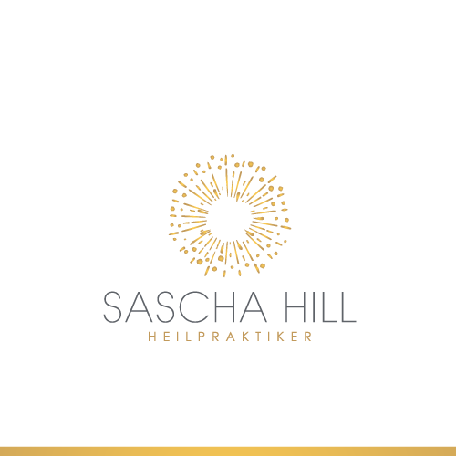 Gold logo with the title 'Logo for naturopath'