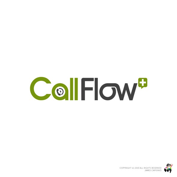 Call logo with the title 'Call Flow + needs a new logo'