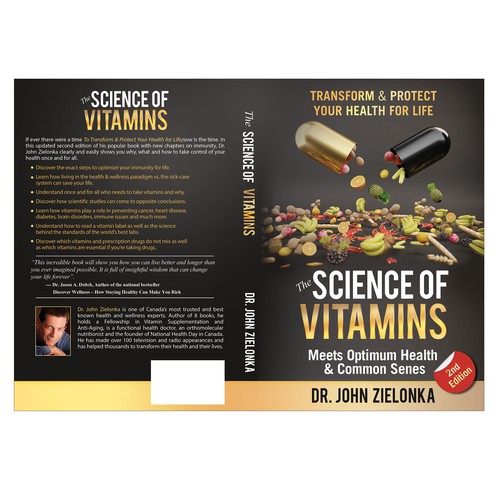 Science book cover with the title 'The Science of Vitamins'