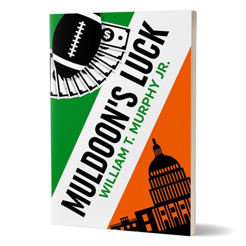 Football design with the title 'Book cover'