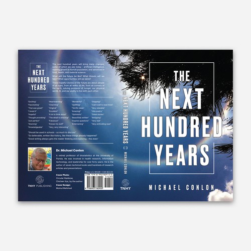 Rainbow design with the title 'The Next Hundred Years'
