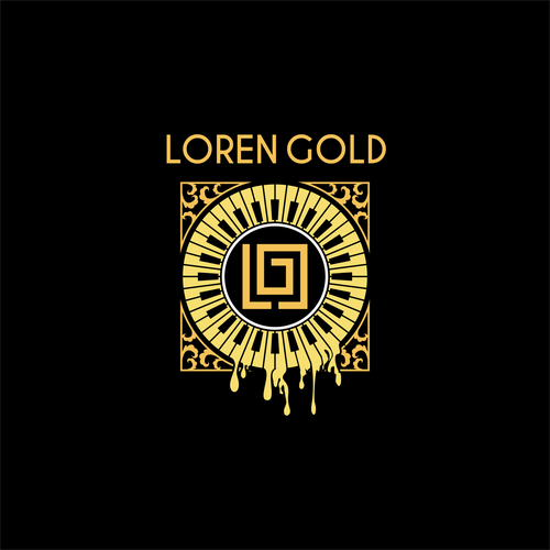 Piano logo with the title 'Loren Gold'