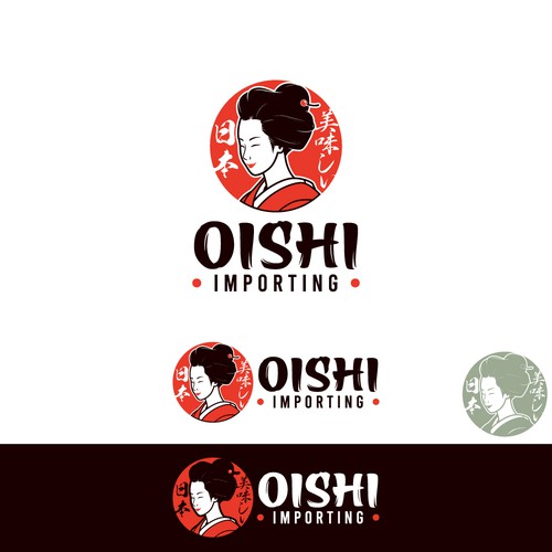 Japanese brand with the title 'Oishi Importing'
