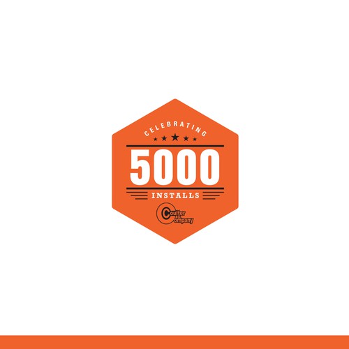 Construction company logo with the title 'Runner-up logo concept designed for a construction company in United States. [November 2016]'