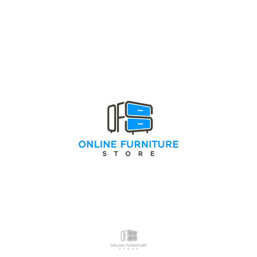 Amazing logo with the title 'Design Online Furniture Store Logo'