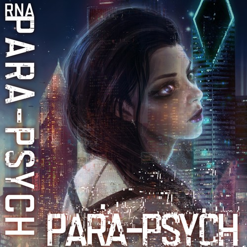 Futuristic book cover with the title 'ParaPsych - RNA '