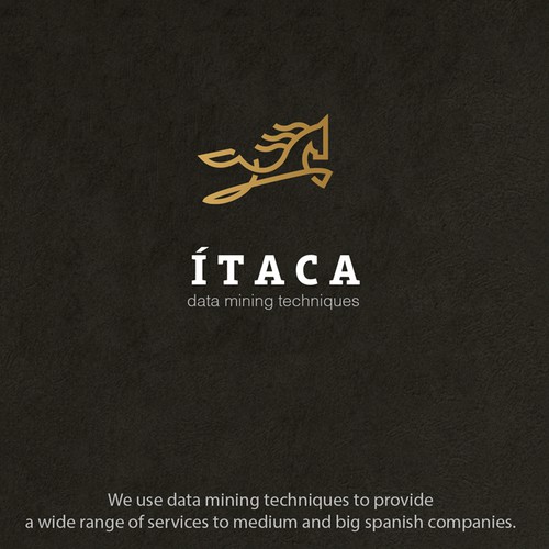 One line design with the title 'simple one line horse '