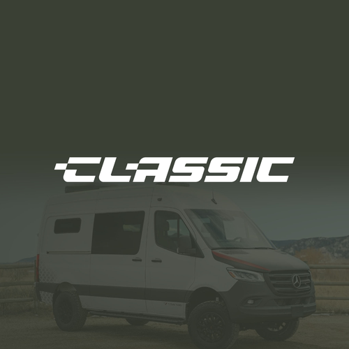 Road trip logo with the title 'CLASSIC'