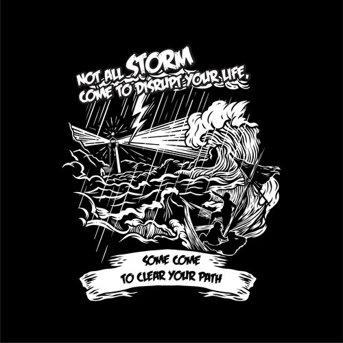 Quote design with the title 'T shirt illustration design concept'