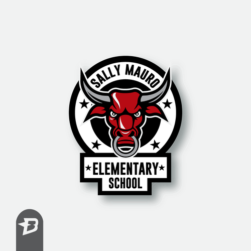 Elementary school design with the title 'bold logo for school'