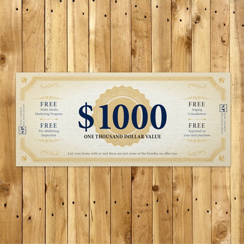 Coupon design with the title 'Lease Coupon'