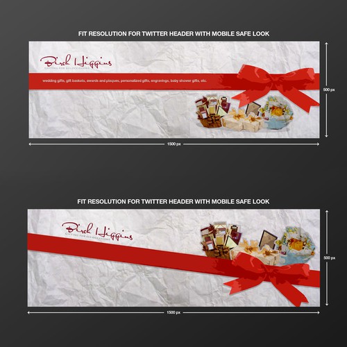 Gift shop design with the title 'Online Gift Shop'