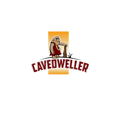 Primitive logo with the title 'BBQ Caveman'