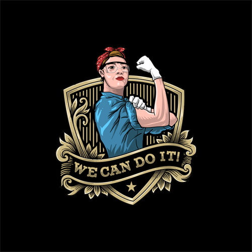 Protection logo with the title ' illustration'